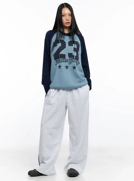 Forever Young Raglan Knit Top CO517