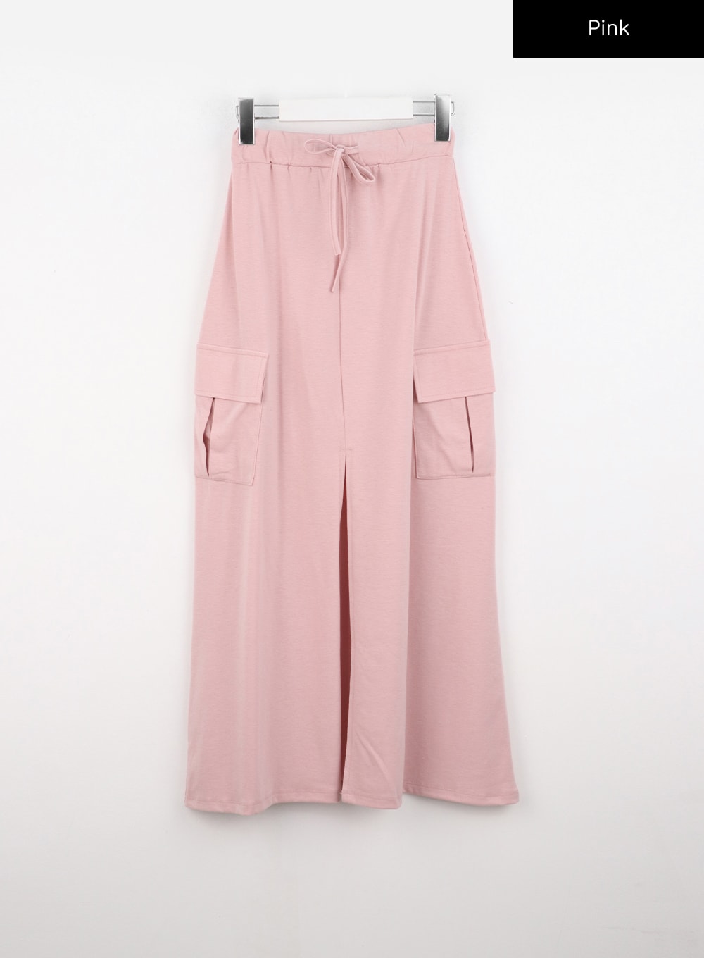 slit-pocket-maxi-skirt-io326 / Pink