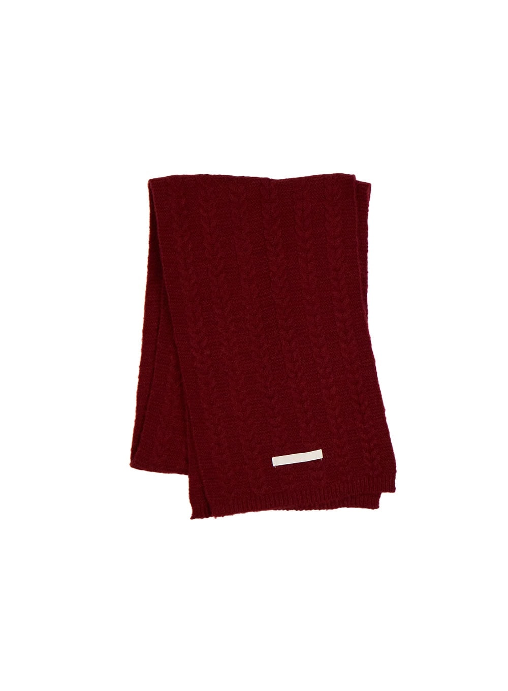 classic-cable-knit-scarf-id402 / Red