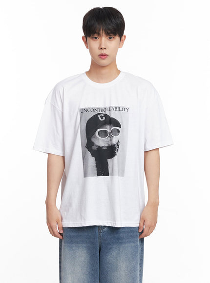 mens-kitty-graphic-t-shirt-iy520 / White