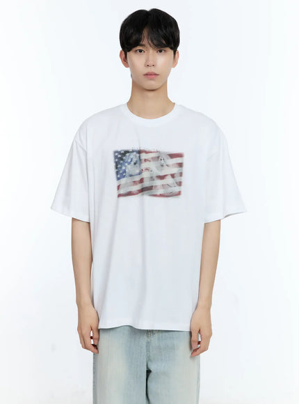 mens-graphic-short-sleeve-tee-ig501 / White