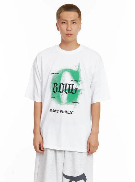 Men's Oversized "G" Graphic Tee IL521