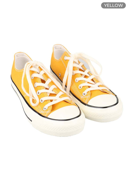 mens-canvas-sneakers-iy410 / Yellow