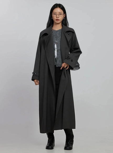 Belted Trench Coat ID516