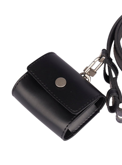 Faux Leather Belt with Pouch IM513