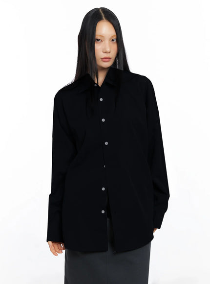 Relaxed-Fit Button Down Shirt CO517