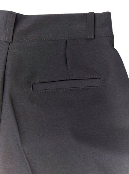 Classic Pintuck Wide-Fit Slacks IJ527