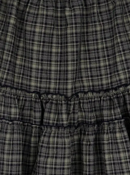 plaid-frill-tiered-midi-skirt-ia523