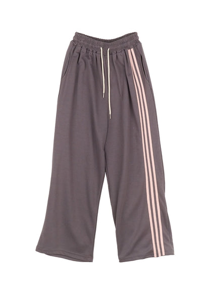 String Buttoned Trackpants IM524