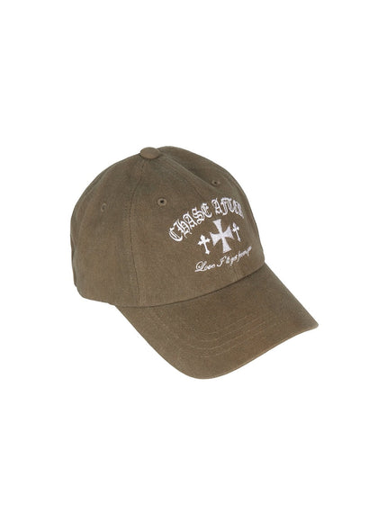 mens-embroidered-graphic-cap-iy506 / Dark green