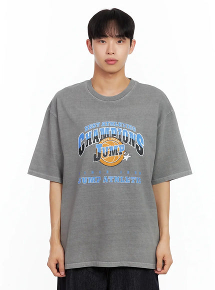 Men's Sporty Graphic T-Shirt IL516