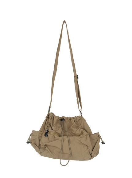 mens-nylon-messenger-bag-iy505 / Green