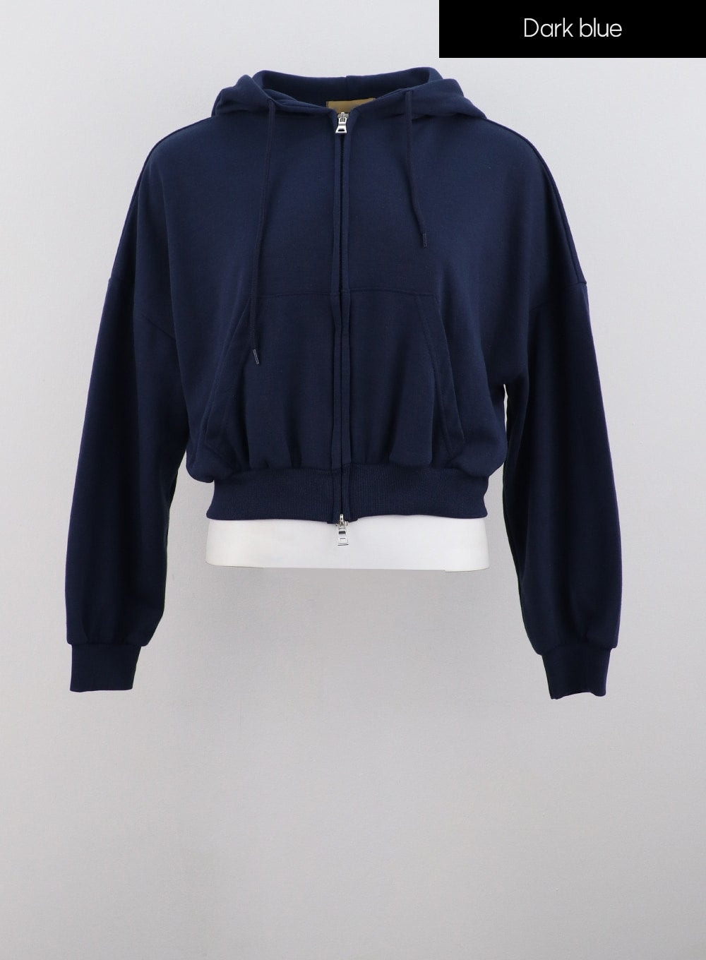 Navy blue 2024 crop hoodie