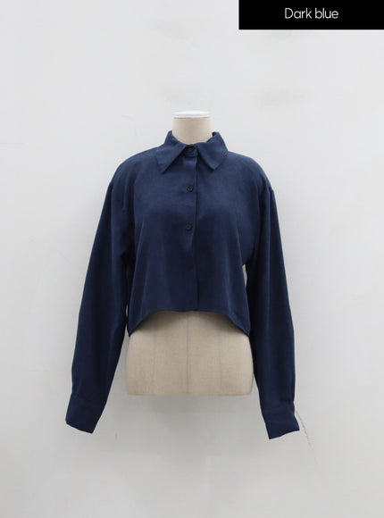 Cropped Button Shirt IJ331