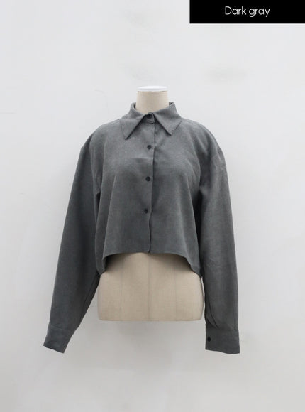 Cropped Button Shirt IJ331