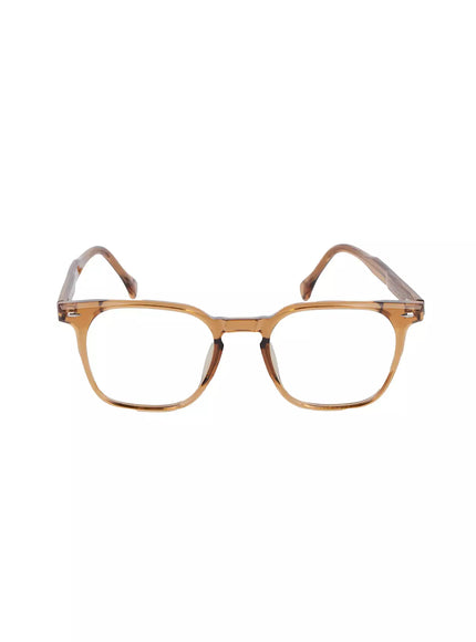 classic-rounded-square-glasses-ij508 / Brown