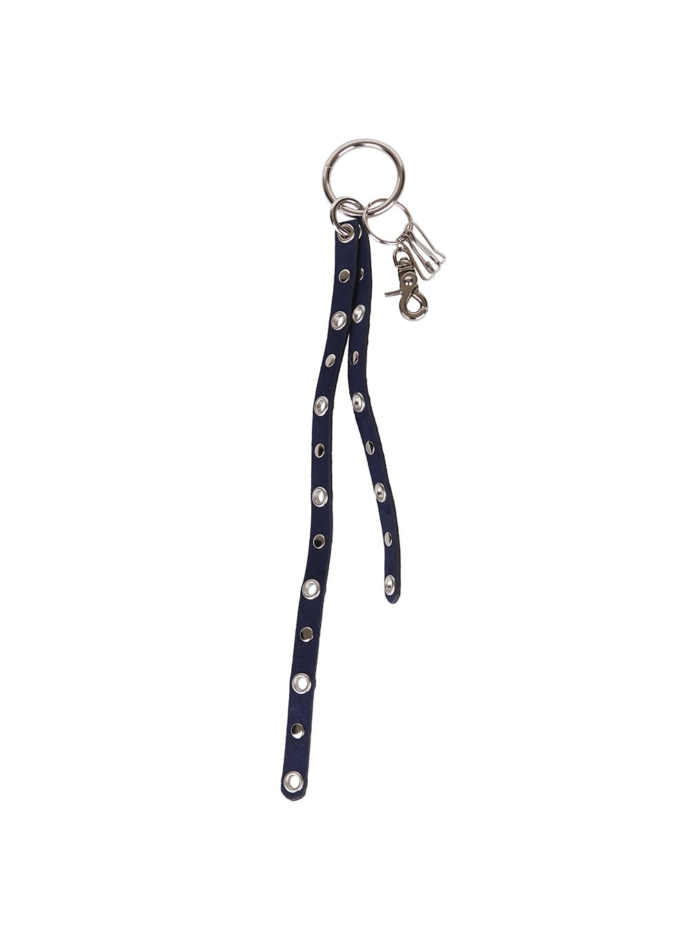eyelet-belt-keyring-iy516 / Dark blue