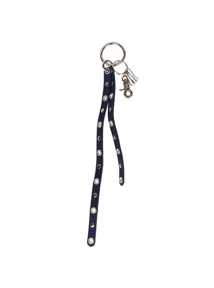 eyelet-belt-keyring-iy516 / Dark blue