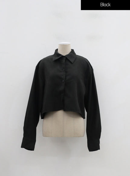 Cropped Button Shirt IJ331