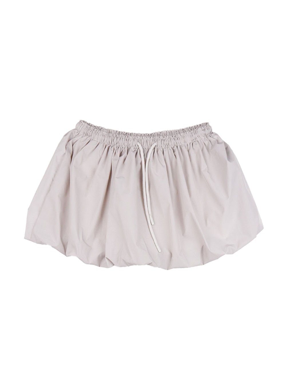 classic-balloon-mini-skirt-ij530 / Light gray