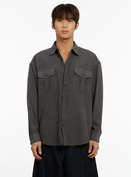Men's Suede Shirt ID524