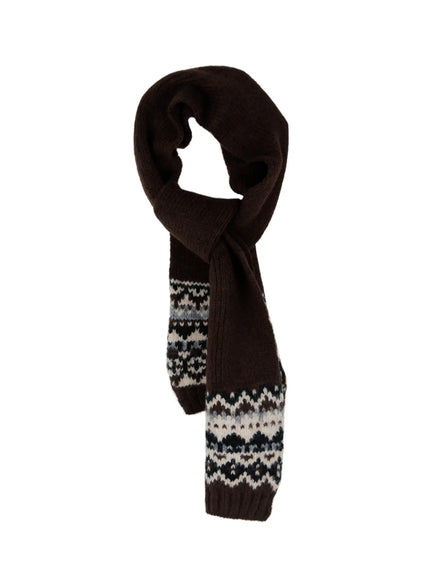 nordic-pattern-knit-scarf-id511