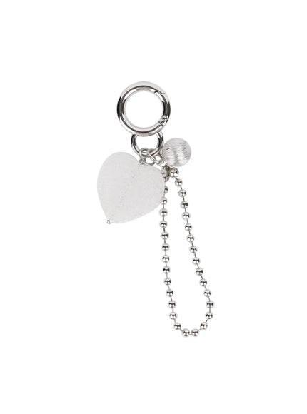 sugar-heart-keychain-is516 / Silver