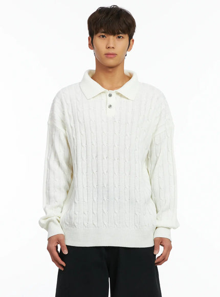 mens-cable-knit-collar-sweater-ij514