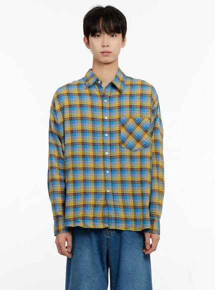 mens-checkered-elbow-patch-shirt-in503
