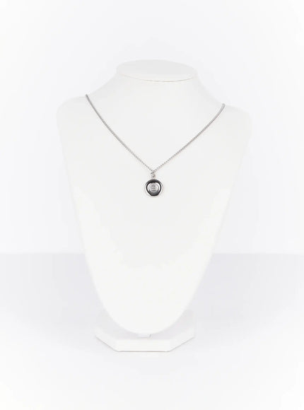 button-charm-chain-necklace-id502