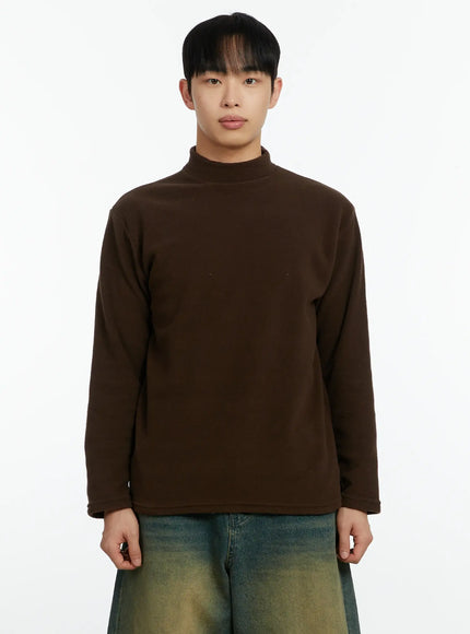 mens-warm-fleece-mock-neck-pullover-if510