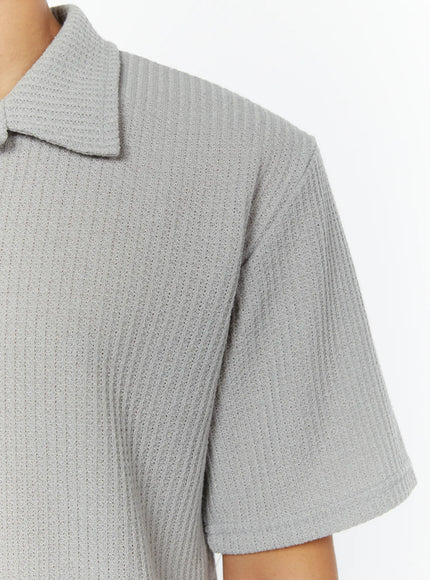 mens-waffle-knit-polo-t-shirt-iy508