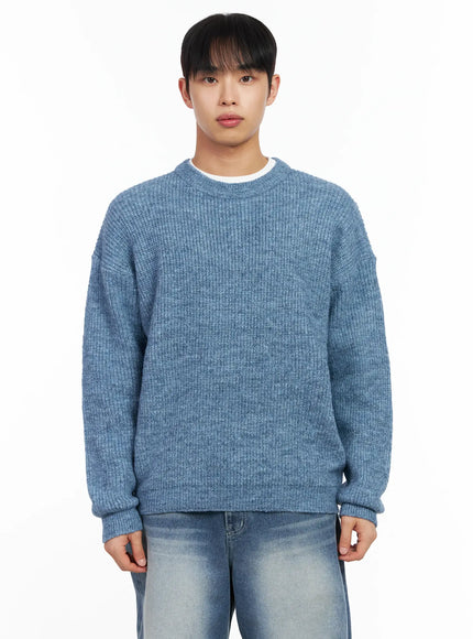 mens-pullover-sweater-im516 / Blue