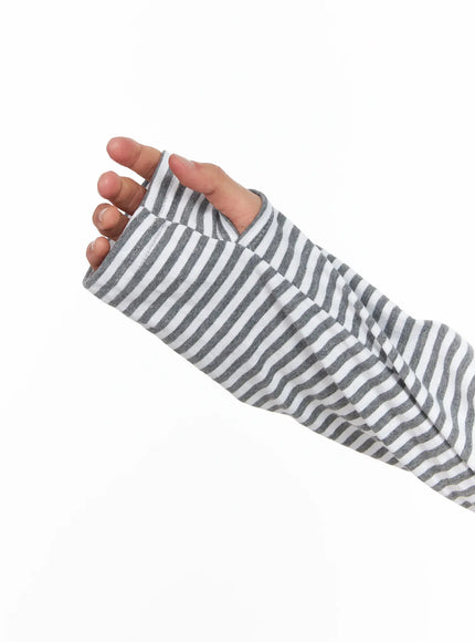 Men's  Striped Graphic Hoodie IM516