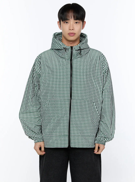 mens-checkered-hooded-jacket-ia520