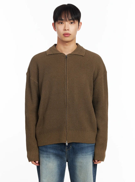 mens-waffle-knit-zip-up-cardigan-im511