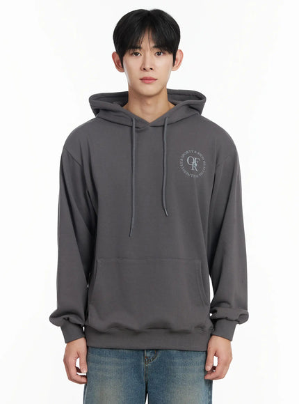mens-graphic-hoodie-if516 / Dark gray