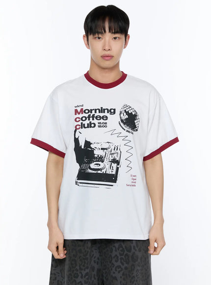 mens-coffee-graphic-print-t-shirt-ia517 / White