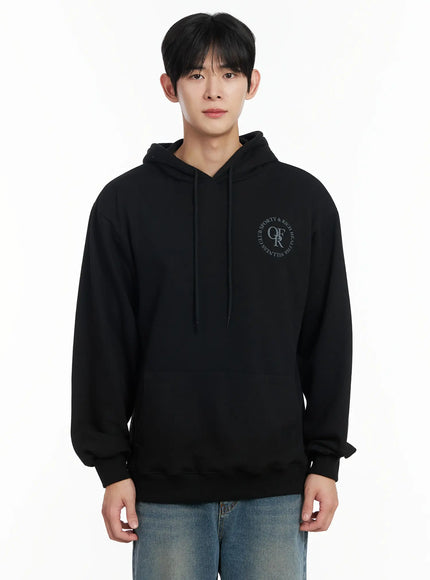 mens-graphic-hoodie-if516 / Black
