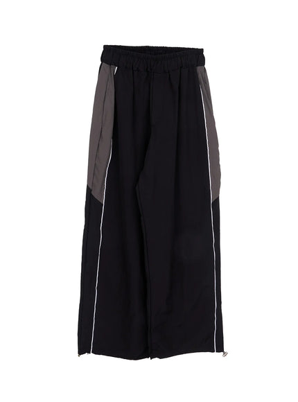 mens-contrast-track-pants-im530 / Black