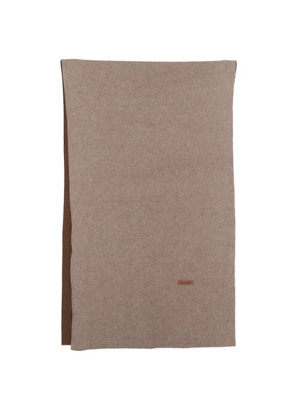 cozy-two-tone-scarf-in512 / Brown