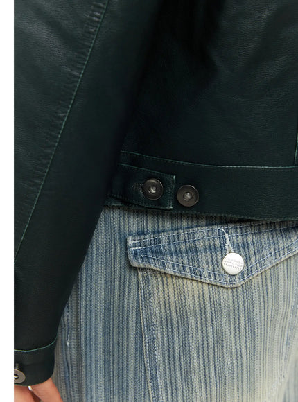 men-s-green-leather-trucker-jacket-if504