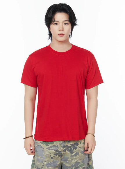 mens-casual-t-shirt-iy525 / Red
