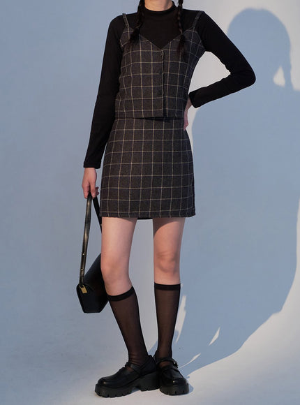 Checked Bustier FF13