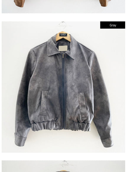 Faux Leather Jacket J23