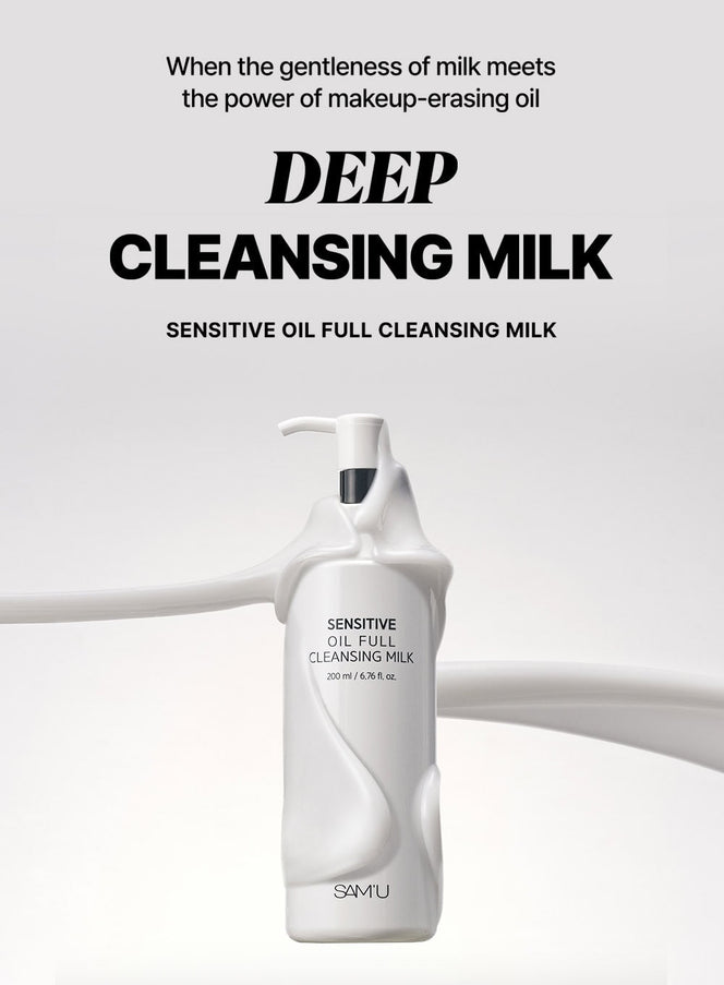 Sensitive Oil Full Cleansing Milk (200ml)