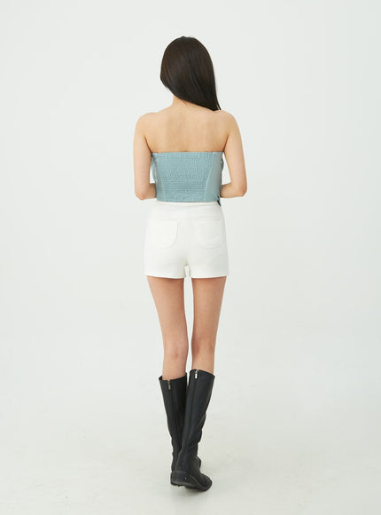 Spandex High-Waisted Shorts IU11