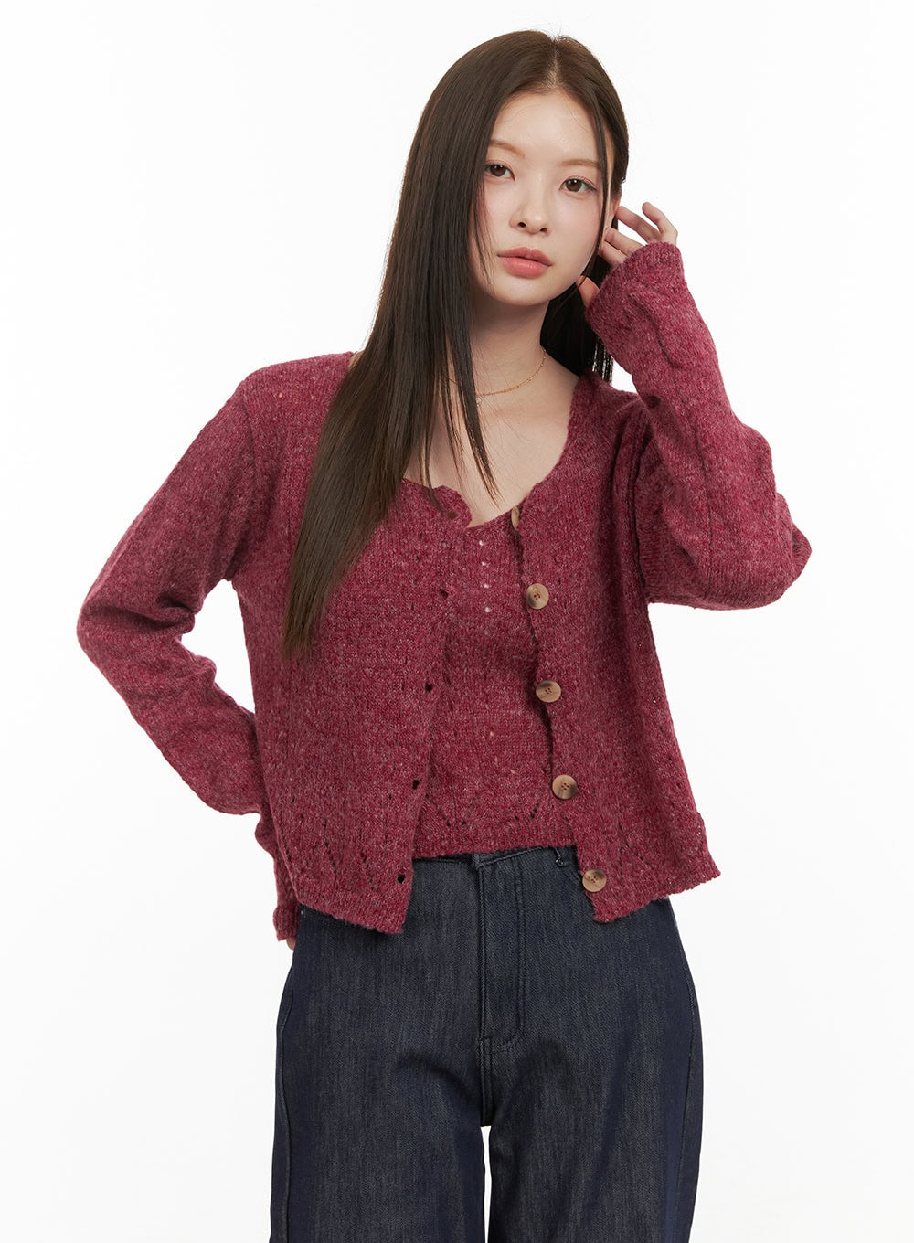 soft-touch-buttoned-cardigan-cami-set-od412