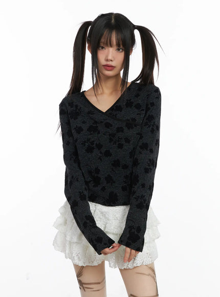 v-neck-floral-wrap-long-sleeve-top-cd518