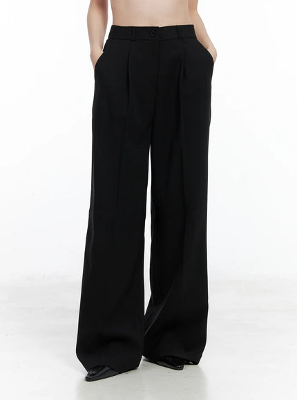 Classic Pleated Wide Trousers CN518